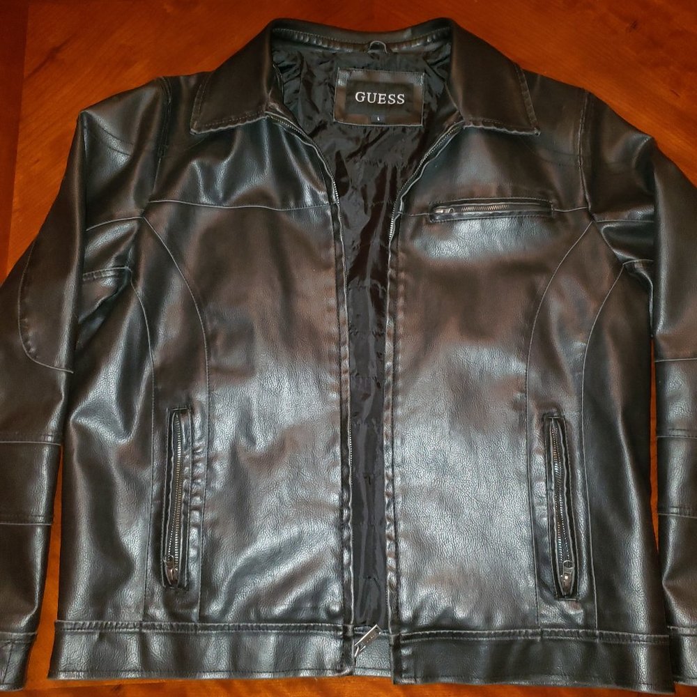 Guess Leather Jacket - Picture 5 of 6